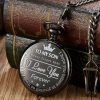 Engraved Vintage Pocket Watch Engraved Vintage Pocket Watch