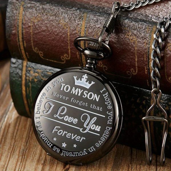 Engraved Vintage Pocket Watch Engraved Vintage Pocket Watch