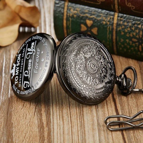 Engraved Vintage Pocket Watch Engraved Vintage Pocket Watch