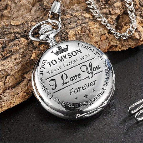 Engraved Vintage Pocket Watch Engraved Vintage Pocket Watch