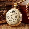 Engraved Vintage Pocket Watch Engraved Vintage Pocket Watch