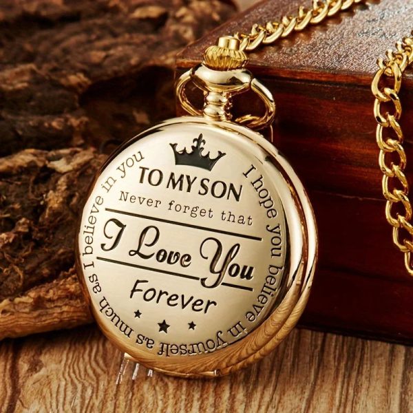 Engraved Vintage Pocket Watch Engraved Vintage Pocket Watch