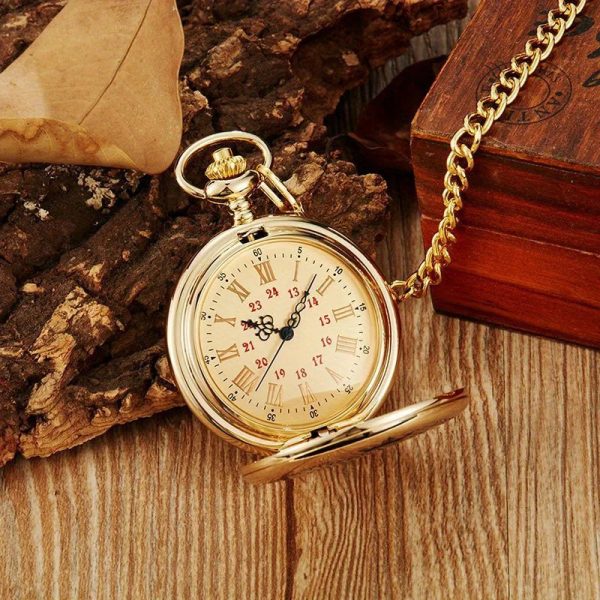 Engraved Vintage Pocket Watch Engraved Vintage Pocket Watch