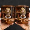 Enjoy The Magic Of Books With Girl Reading Design - Personalized Custom Coffee Mug - BLV085_MG