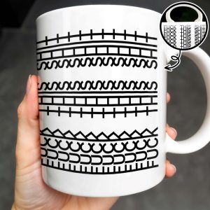Enjoy Your Daily Coffee With Traditional Patterns, Geometric Lines - Personalized Custom Coffee Mug - FAM353_MG