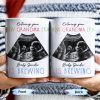 Entering Your New Grandma Era, Baby Sander Is Brewing, Ultrasound Image - Personalized Custom Coffee Mug - GRM066_MG