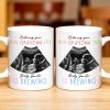 Entering Your New Grandma Era, Baby Sander Is Brewing, Ultrasound Image - Personalized Custom Coffee Mug - GRM066_MG