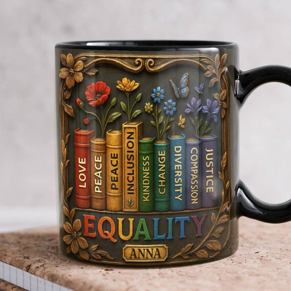 Equality Coffee Mug Personalized Gifts For LGBTQ+ Pride 04TGDT160525