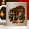 Essential Gardening Tools And Plants Design - Personalized Custom Coffee Mug - GARD029_MG