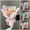 Eternal Crochet Flower Bouquet for Graduation, Birthday, and Valentine's Gifts Eternal Crochet Flower Bouquet for Graduation, Birthday, and Valentine's Gifts