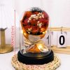 Eternal LED Rose Acrylic Dome Decor Eternal LED Rose Acrylic Dome Decor