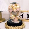 Eternal LED Rose Acrylic Dome Decor Eternal LED Rose Acrylic Dome Decor