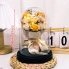 Eternal LED Rose Acrylic Dome Decor Eternal LED Rose Acrylic Dome Decor