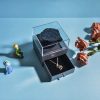 Eternal Rose Jewelry Box with Necklace Preserved Flower Gift for Women Birthday Anniversary