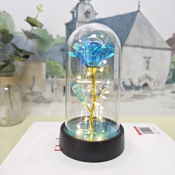 Eternal Rose Lamp LED Artificial Silk Flower Creative Gift for Valentine’s Day and Mother’s Day Eternal Rose Lamp LED Artificial Silk Flower Creative Gift for Valentine’s Day and Mother’s Day