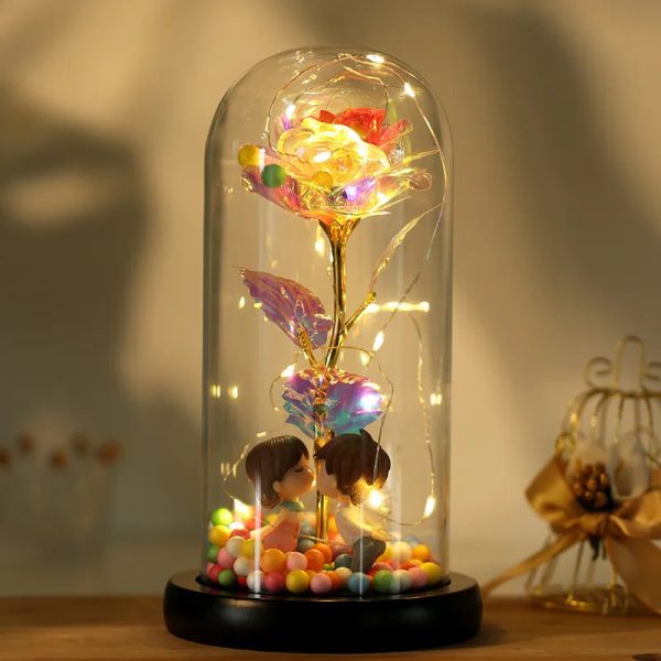 Eternal Rose LED Light in Glass Dome for Romantic Gifts Eternal Rose LED Light in Glass Dome for Romantic Gifts