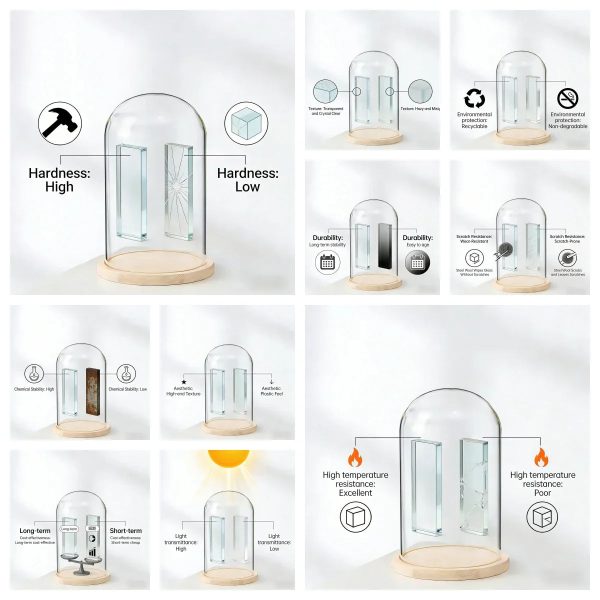 Eternal Rose LED Light in Glass Dome for Romantic Gifts Eternal Rose LED Light in Glass Dome for Romantic Gifts