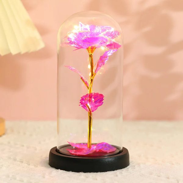 Eternal Rose LED Light in Glass Dome for Romantic Gifts Eternal Rose LED Light in Glass Dome for Romantic Gifts
