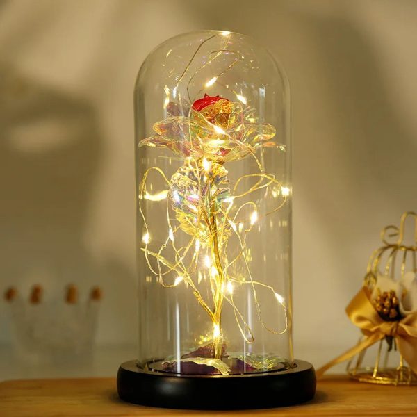 Eternal Rose LED Light in Glass Dome for Romantic Gifts Eternal Rose LED Light in Glass Dome for Romantic Gifts