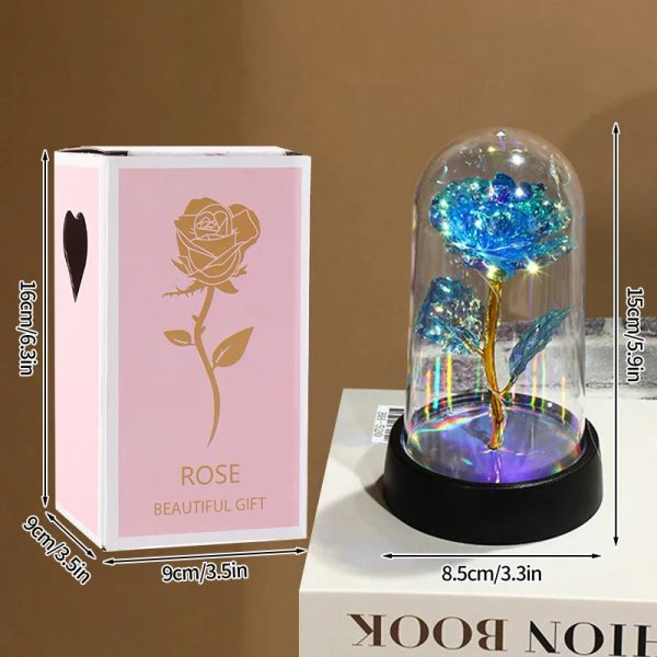 Eternal Rose LED Light in Glass Dome for Valentine's Day and Special Gifts Eternal Rose LED Light in Glass Dome for Valentine's Day and Special Gifts