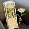 Eternal Rose LED Light with Acrylic Cover Romantic Desktop Flower Decoration Eternal Rose LED Light with Acrylic Cover Romantic Desktop Flower Decoration