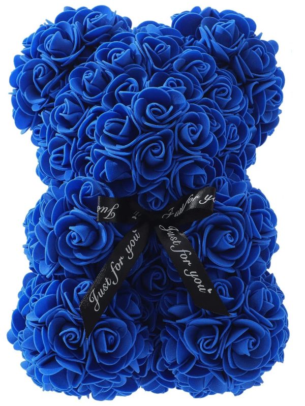 Eternal Rose Teddy Bear Artificial Floral Gift 25cm Eternal Rose Teddy Bear Artificial Floral Gift 25cm