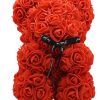 Eternal Rose Teddy Bear Artificial Floral Gift 25cm Eternal Rose Teddy Bear Artificial Floral Gift 25cm