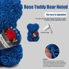 Eternal Rose Teddy Bear Artificial Floral Gift 25cm Eternal Rose Teddy Bear Artificial Floral Gift 25cm