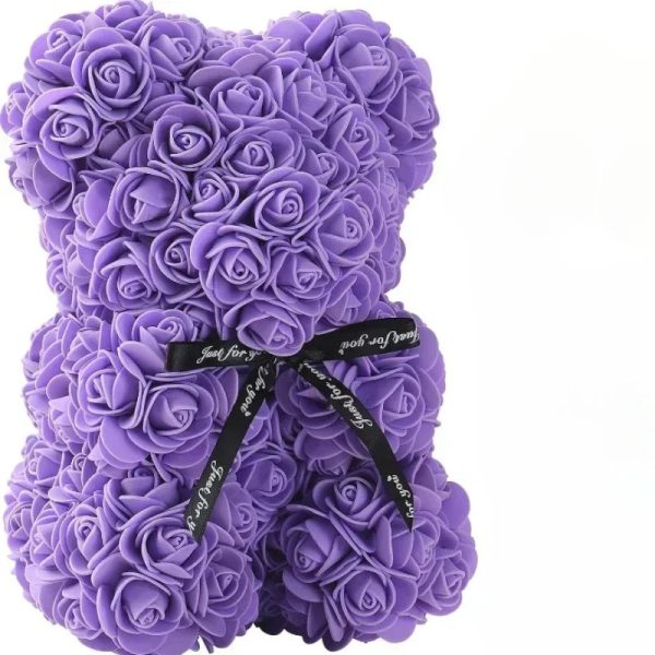 Eternal Rose Teddy Bear Artificial Flower Gift for Special Occasions Eternal Rose Teddy Bear Artificial Flower Gift for Special Occasions
