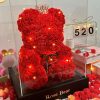 Eternal Rose Teddy Bear Artificial Flower Gift for Special Occasions Eternal Rose Teddy Bear Artificial Flower Gift for Special Occasions