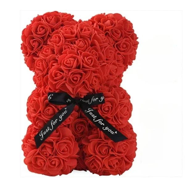 Eternal Rose Teddy Bear Artificial Flower Gift for Special Occasions Eternal Rose Teddy Bear Artificial Flower Gift for Special Occasions