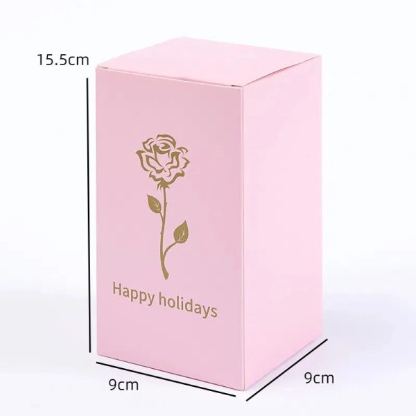 Eternal Rose with Galaxy LED Light in Glass Dome for Home Decor and Gifts Eternal Rose with Galaxy LED Light in Glass Dome for Home Decor and Gifts