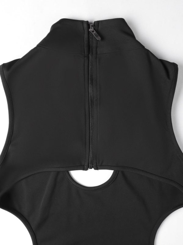Euphoria Maddy Outfit Cut Out Bodycon Mini Black Dress