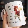Every Day I Love You More, Couple And Calendar Design - Personalized Custom Coffee Mug - CPL1141_MG