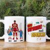Every hero Needs A Sidekick Personalized Mug Gift For Dad Every hero Needs A Sidekick Personalized Mug Gift For Dad