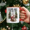 Every Knee Shall Bow Nativity Santa Personalized Mug, Jesus Philippians 2:10 Christian Christmas Gift with Custom Name Every Knee Shall Bow Nativity Santa Personalized Mug, Jesus Philippians 2:10 Christian Christmas Gift with Custom Name