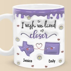 Every Moment Spent With You Is A Cherished Memory - Bestie Personalized Custom 3D Inflated Effect Printed Mug - Christmas Gift For Best Friends, BFF, Sisters