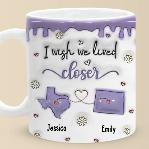 Every Moment Spent With You Is A Cherished Memory - Bestie Personalized Custom 3D Inflated Effect Printed Mug - Christmas Gift For Best Friends, BFF, Sisters Every Moment Spent With You Is A Cherished Memory - Bestie Personalized Custom 3D Inflated Effect Printed Mug - Christmas Gift For Best Friends, BFF, Sisters