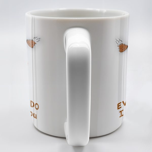 Every Poo I Do I Do It For You, Baby and Poo Emoji - Personalized Custom Coffee Mug - DAD114_MG