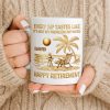 Every Sip Tastes Like Happy Retirement Palm Tree and Beach Design - Personalized Custom Coffee Mug - RETIRE014_MG Every Sip Tastes Like Happy Retirement Palm Tree and Beach Design - Personalized Custom Coffee Mug - RETIRE014_MG