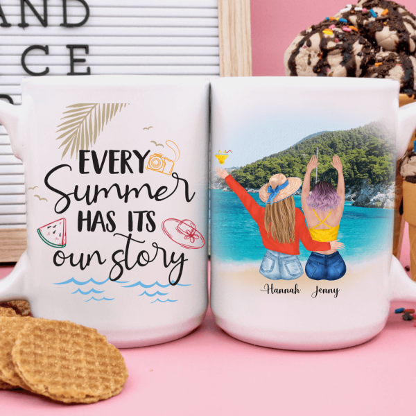 Every Summer Has Its Own Story Best Friend Coffee Mug Every Summer Has Its Own Story Best Friend Coffee Mug