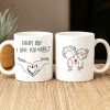 Everyday I Love You More Funny Valentine Mug Personalized Gift DA199 890042 Everyday I Love You More Funny Valentine Mug Personalized Gift DA199 890042