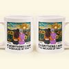 Everything I Am Is Because Of You - New Version - Personalized Mug Everything I Am Is Because Of You - New Version - Personalized Mug