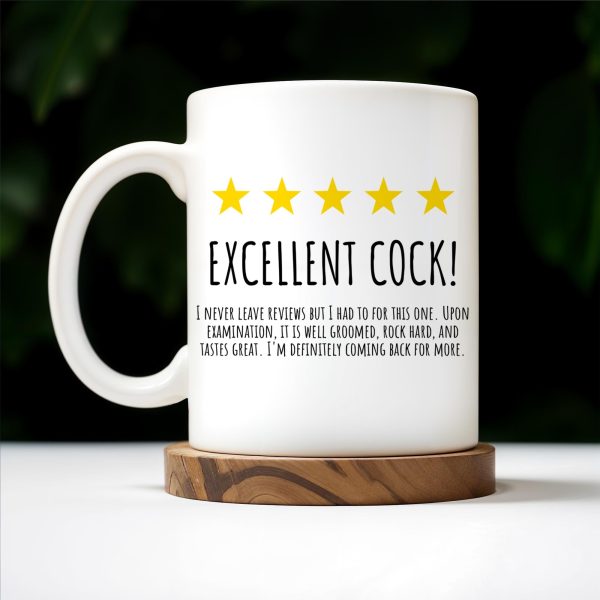 Excellent Cook Appreciation Quote With Stars And Smiley - Personalized Custom Coffee Mug - CPL101_MG Excellent Cook Appreciation Quote With Stars And Smiley - Personalized Custom Coffee Mug - CPL101_MG
