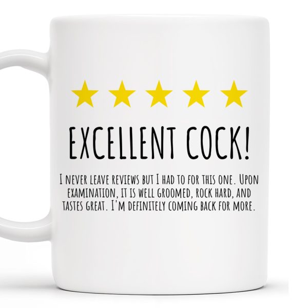 Excellent Cook Appreciation Quote With Stars And Smiley - Personalized Custom Coffee Mug - CPL101_MG Excellent Cook Appreciation Quote With Stars And Smiley - Personalized Custom Coffee Mug - CPL101_MG