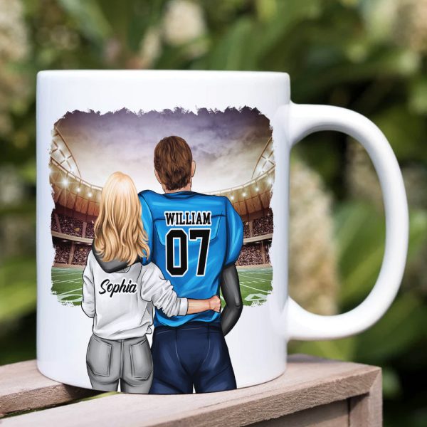 Excellent Husband Skill, Gift For Him, Personalized Mug, Football Couple Mug, Couple Gift Excellent Husband Skill, Gift For Him, Personalized Mug, Football Couple Mug, Couple Gift