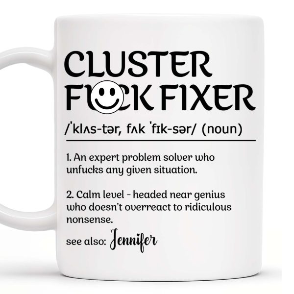 Expert Problem Solver Who Calms Situations - Personalized Custom Coffee Mug - COL009_MG Expert Problem Solver Who Calms Situations - Personalized Custom Coffee Mug - COL009_MG
