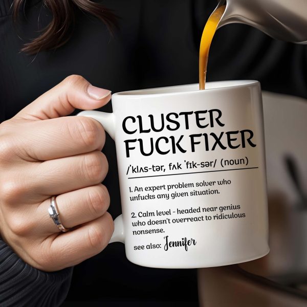 Expert Problem Solver Who Calms Situations - Personalized Custom Coffee Mug - COL009_MG Expert Problem Solver Who Calms Situations - Personalized Custom Coffee Mug - COL009_MG