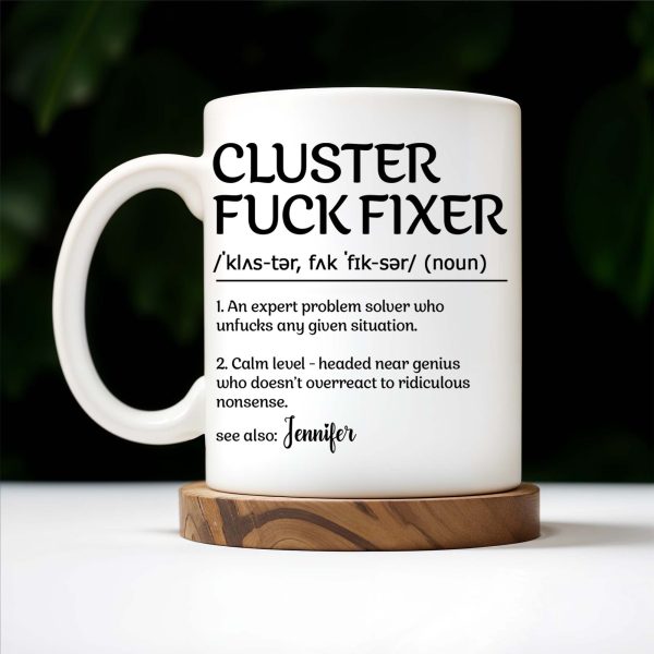 Expert Problem Solver Who Calms Situations - Personalized Custom Coffee Mug - COL009_MG Expert Problem Solver Who Calms Situations - Personalized Custom Coffee Mug - COL009_MG