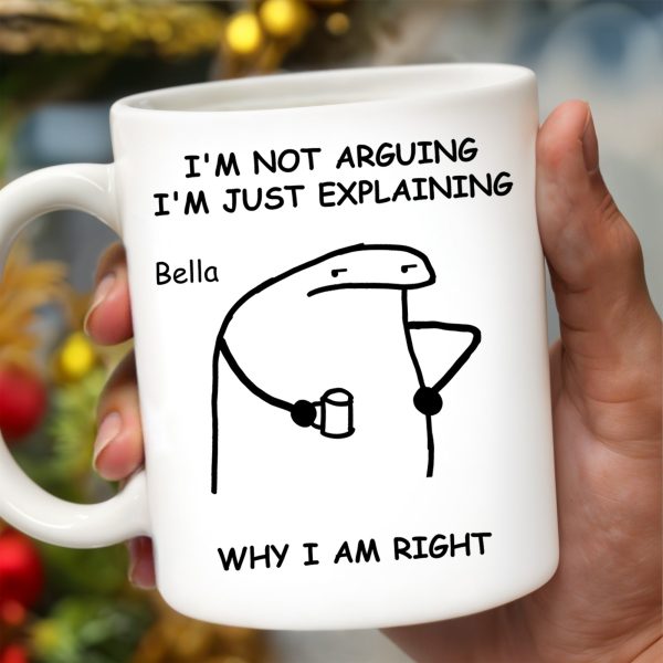 Explaining Why I Am Right Dinosaur Design - Personalized Custom Coffee Mug - COL040_MG Explaining Why I Am Right Dinosaur Design - Personalized Custom Coffee Mug - COL040_MG